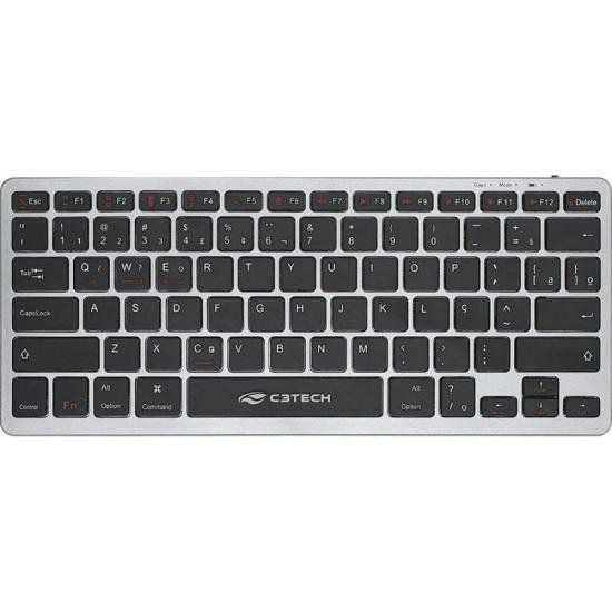 Teclado C3Tech K-BT50BK Bluetooth Recarregável [F002]