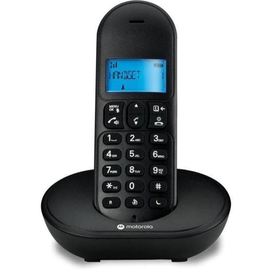 Telefone Sem Fio Motorola MT150 DECT Preto [F002]