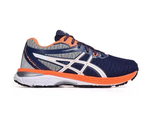 Tênis Asics Gel Revelation Marinho Laranja [F116]