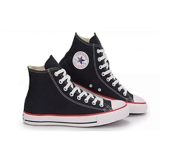 Tenis Cano Alto Converse Preto Tradicional [F116]