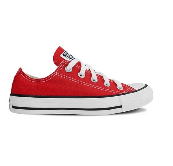 Tenis Cano Baixo Mid Converse Vermelho [F116]