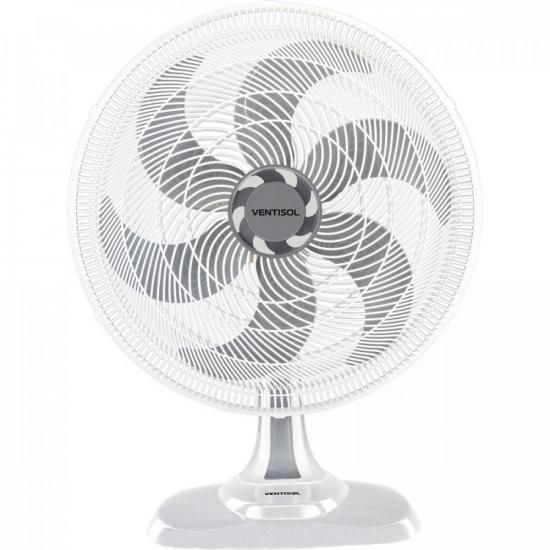 Ventilador de Mesa Ventisol Turbo 6 50cm Branco 220V [F002]