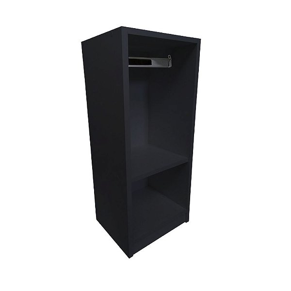 Armário Bonecas Infantil Preto Em Mdf [F031]