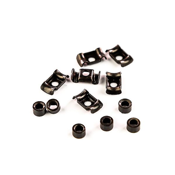 Baixa Cordas Guitarra Preto (6 Unidades) Spirit SSG-S-BK [F035]