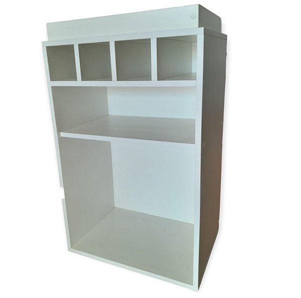 Balcão Bar Adega Em Mdf Branco [F031]