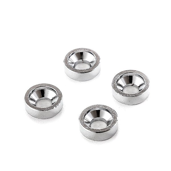 Bucha Trocolos Instrumentos Cromada (4 Peças) Spirit JTS-CR [F035]