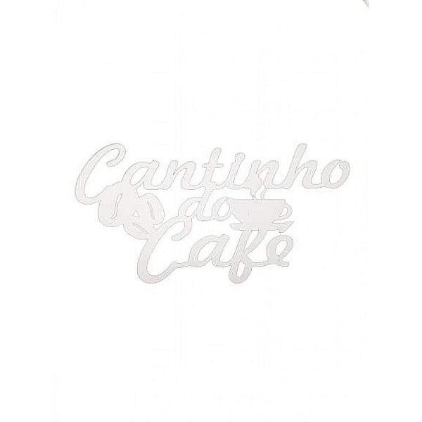 Cantinho Do Café Xicara Em Mdf Branco [F031]