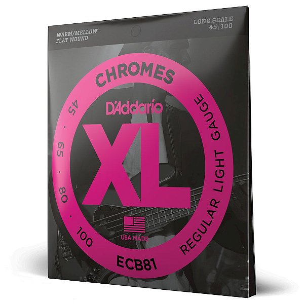 Encordoamento Baixo 4C 45-100 D Addario XL Chromes ECB81 [F035]