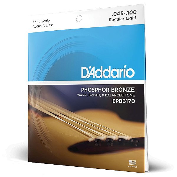 Encordoamento Baixolão 4C 45-100 D Addario Phosphor Bronze [F035]