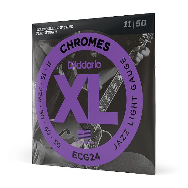 Encordoamento Guitarra 11-50 D Addario XL Chromes ECG24 [F035]