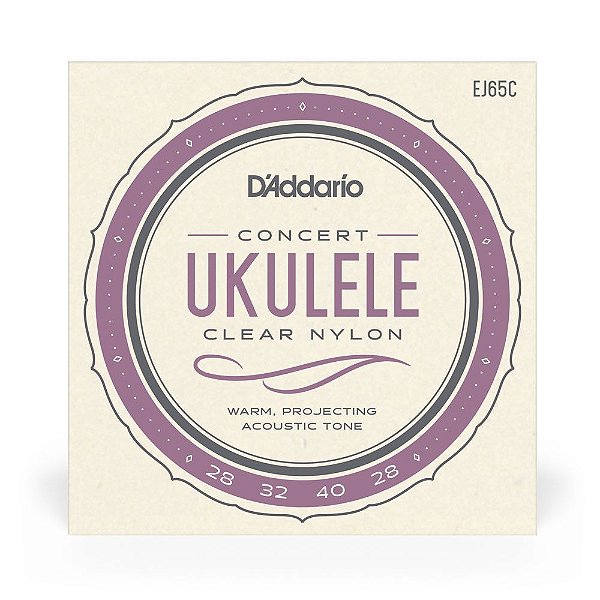 Encordoamento Ukulele Concerto D Addario Pro-Arté EJ65C [F035]