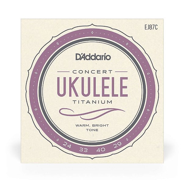 Encordoamento Ukulele Concerto D Addario Pro-Arté Titanium [F035]
