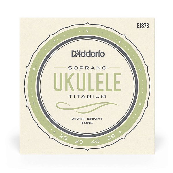 Encordoamento Ukulele Soprano D Addario Pro-Arté Titanium [F035]