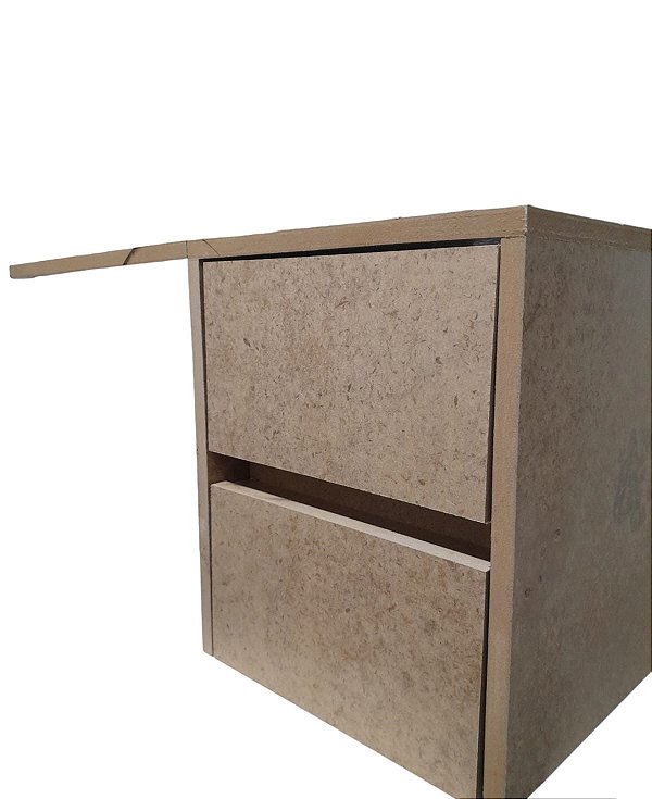 Escrivaninha Suspensa Mesa Para Notebook Natural Em Mdf [F031]