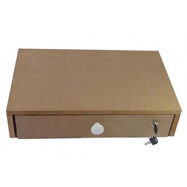 Gaveta Caixa Em Mdf Natural [F031]