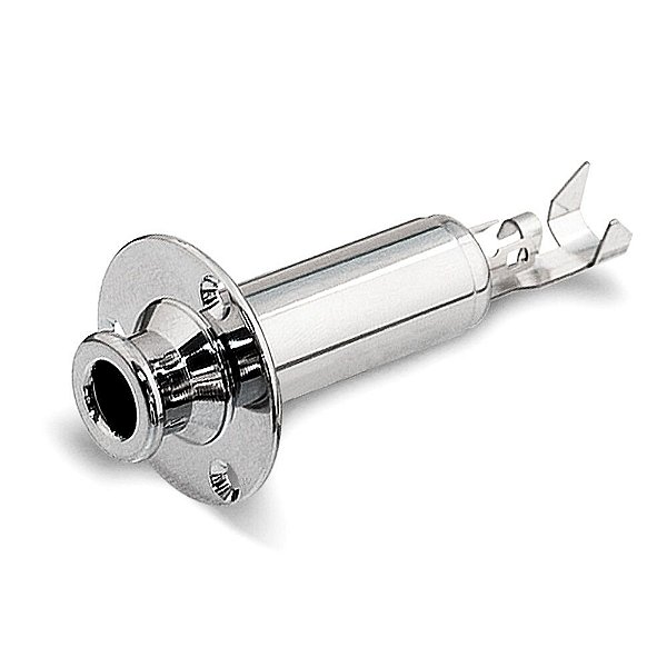 Jack De Conexão Stereo Cromado (Unidade) Spirit TM7-CR [F035]