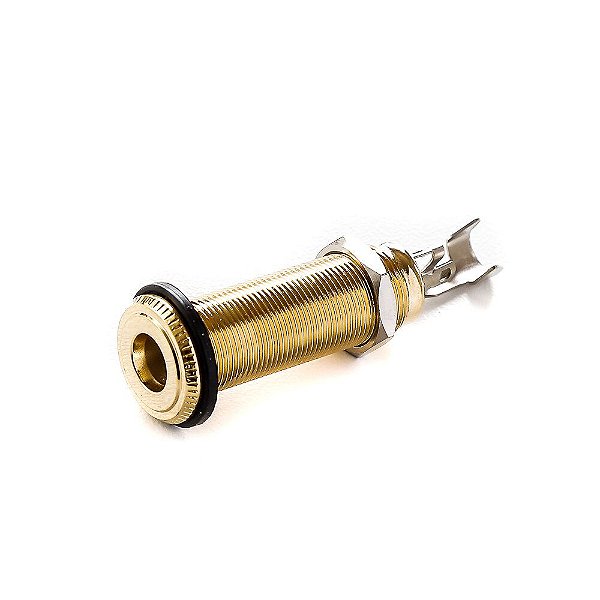 Jack De Conexão Stereo Dourado (Unidade) Spirit T3-GD [F035]