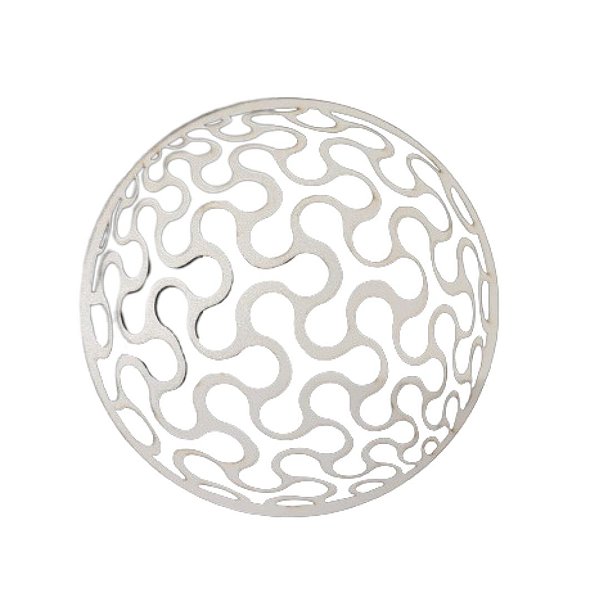 Mandala Spinner 20 Cm Decoração Ambiente Branco Mdf 3mm [F031]