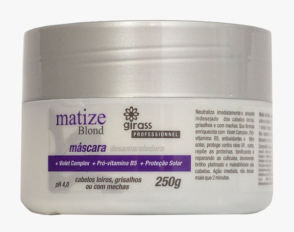 Mascara Matizadora Girass 250g [F106]