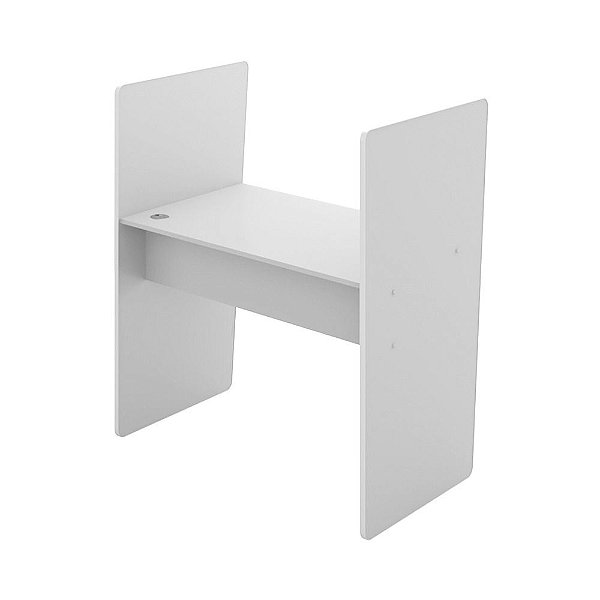 Mesa Call Center Branco Em Mdf [F031]