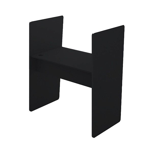 Mesa Call Center Preto Em Mdf [F031]