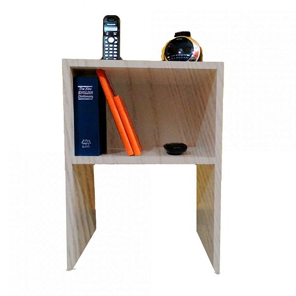 Mesa De Cabeceira Simples Em Mdf Madeirado [F031]