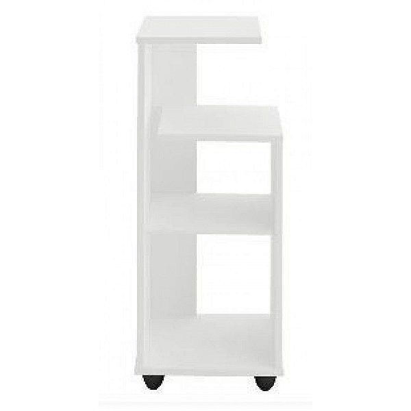 Mesa Lateral Para Telefone Em Mdf Branco [F031]