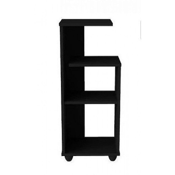 Mesa Lateral Para Telefone Em Mdf Preto [F031]