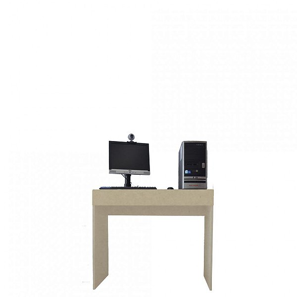 Mesa Office Com Gaveta Natural Em Mdf [F031]