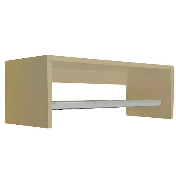 Nicho Com Varão Natural 80 Cm Em Mdf [F031]