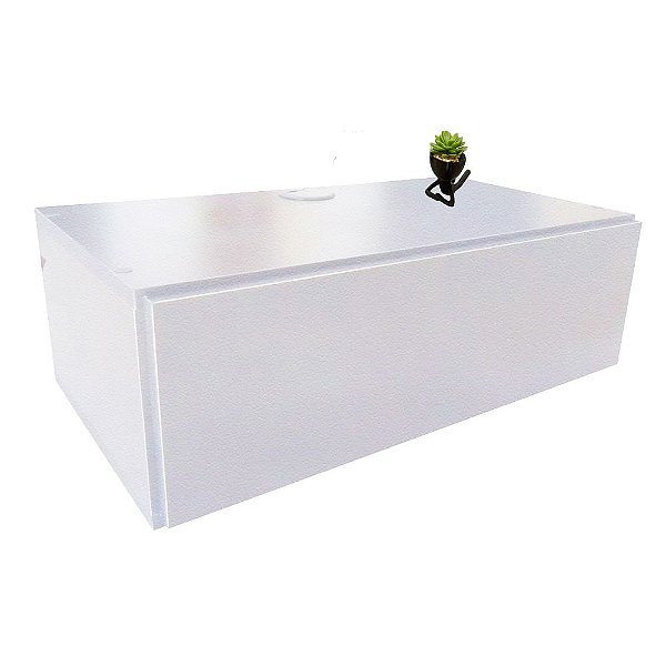 Nicho Retangular Com Porta Trovarelli Branco [F031]