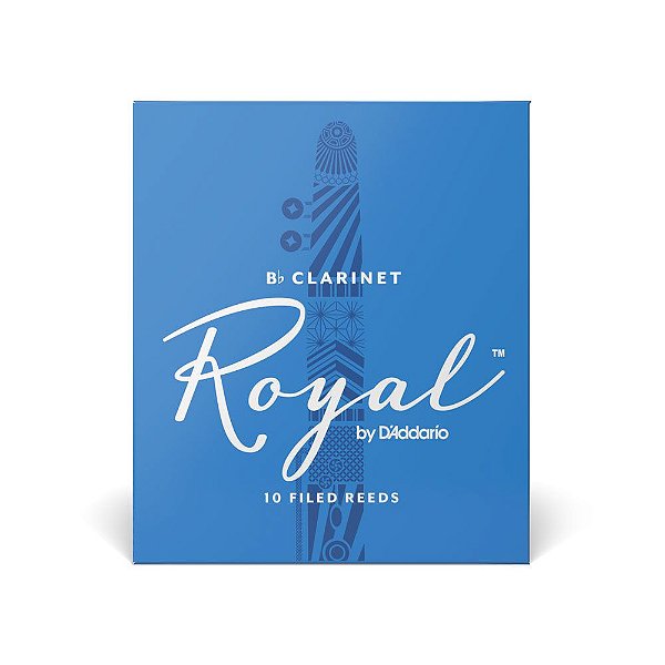Palheta Clarineta Bb 2.0 (10 Peças) D Addario Royal RCB1020 [F035]