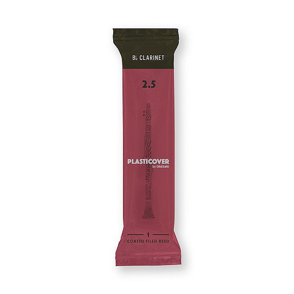 Palheta Clarineta Bb 2.5 (Unidade) D Addario Plasticover [F035]