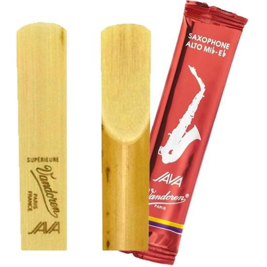 Palheta Java Red Cut Para Saxofone Alto 2 Vandoren SR262R - CX / 10 [F002]