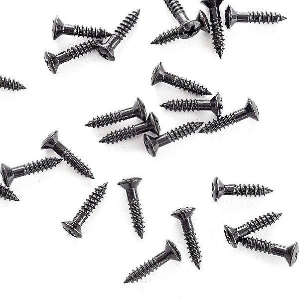 Parafuso Suporte Jack Preto WO 3.0x15.0 BK (24 Peças) Spirit [F035]