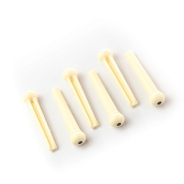 Pino Ponte Violão Creme Preto (6 Peças) Spirit BPN-IV/BLK [F035]