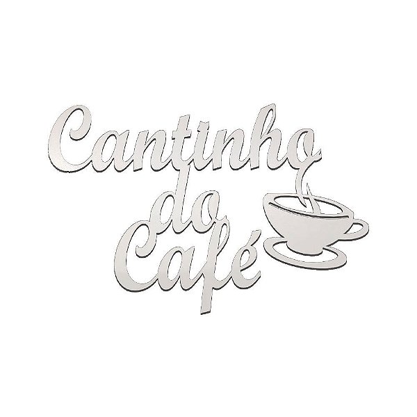 Placa Decorativa Cantinho Do Café Branco Trovarelli [F031]