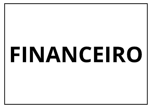 Placa Sinalização 1/2 Oficio Financeiro Mdf Natural [F031]