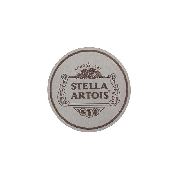 Porta Copo Stella Artois Branco Em Mdf [F031]