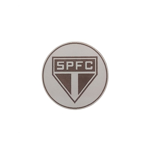 Porta Copo Time São Paulo Branco Em Mdf [F031]