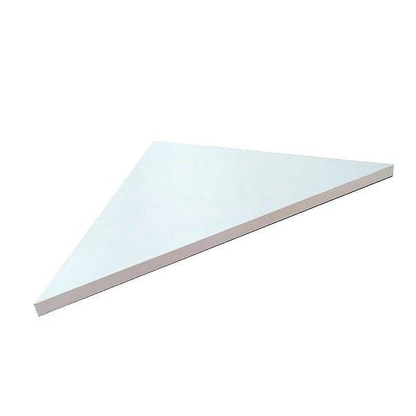 Prateleira De Canto 42x30 Cm Branco Em Mdf [F031]