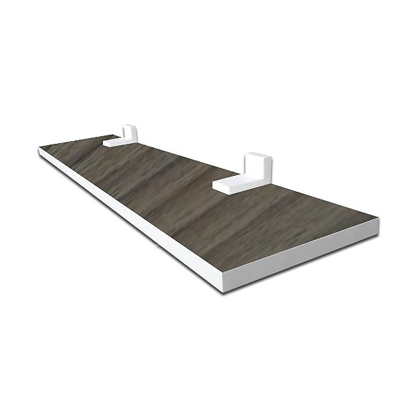 Prateleira Linha Furta-cor Em Mdf Com Borda De Pvc Branco 40x15 Cm [F031]