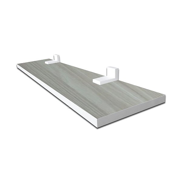 Prateleira Linha Furta-cor Em Mdf Com Borda De Pvc Branco 40x20 Cm [F031]