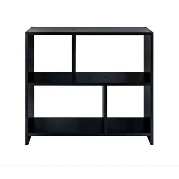 Rack Nicho Aparador Sala Quarto Escritório Mdf Preto [F031]