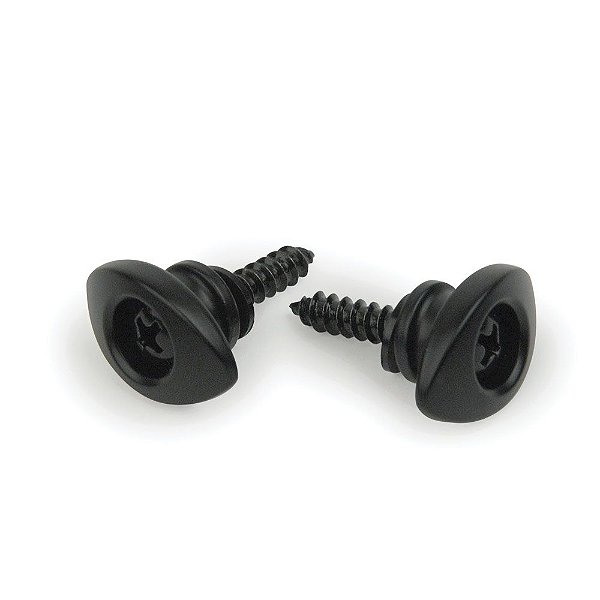 Roldana Elíptica Correia Preta (Par) D Addario PWEEP102 [F035]