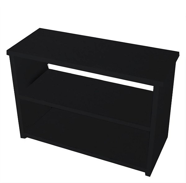 Sapateira Matte Em Mdf Preto [F031]