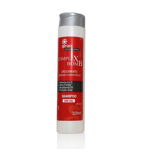Shampoo Crescimento Bomb Girass 320ml [F106]