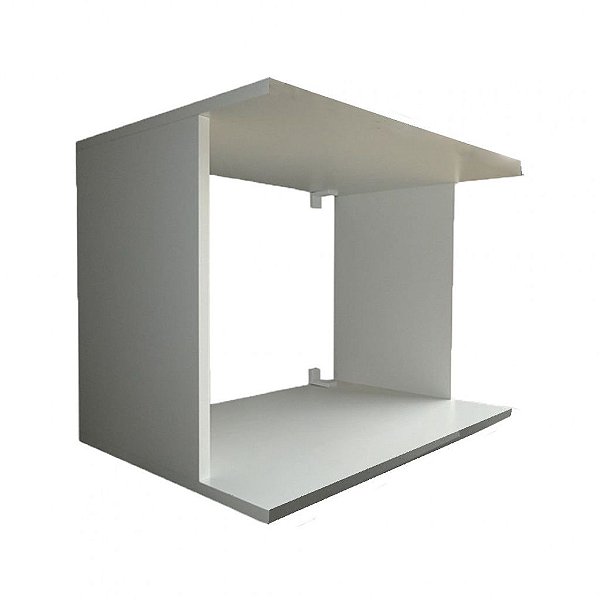 Suporte De Microondas Simples Em Mdf Branco [F031]