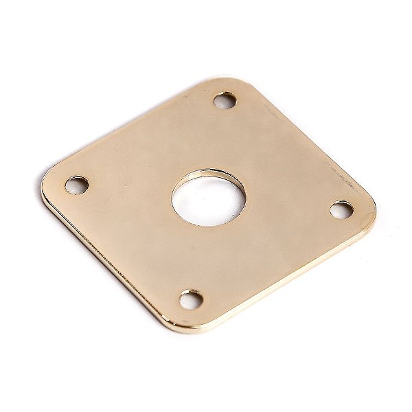 Suporte Jack Conexão Dourado (3 Peças) Spirit LJCH-FLAT-GD [F035]