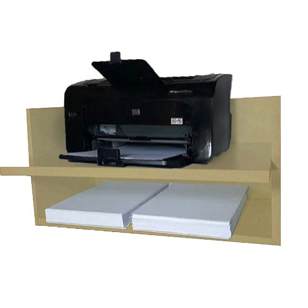 Suporte Para Impressora Com Nicho Trovarelli Natural [F031]